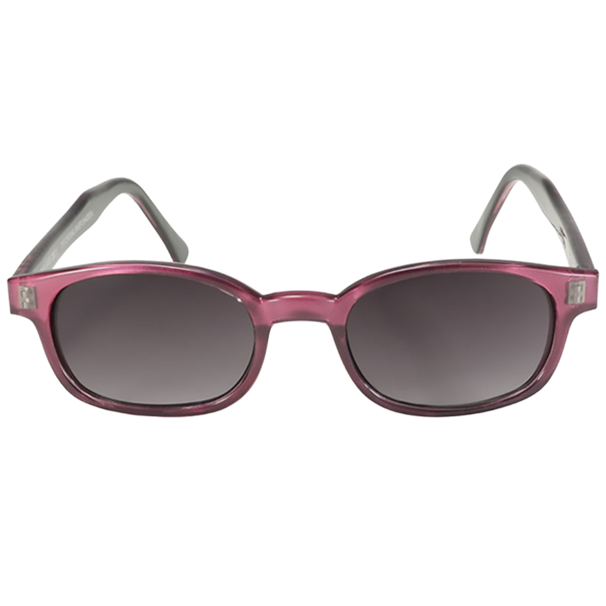 Sunglasses KD's 2116 Deco - Pearlescent purple frame and gray lenses