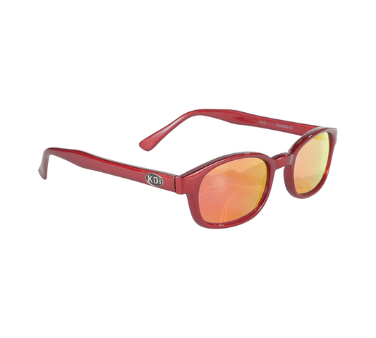 X-KD's 10124 - Metallic red mirrored lenses - Sunglasses