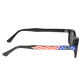 X-KD's 10050 sunglasses - Smoked lenses & US flag design