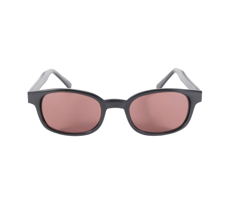 Sunglasses KD's Crystal 22120 - Pink lenses and matte black frame -