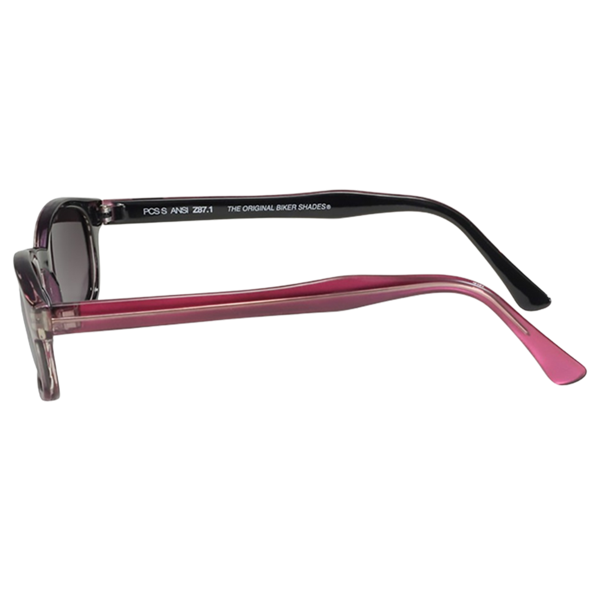 Sunglasses KD's 2116 Deco - Pearlescent purple frame and gray lenses