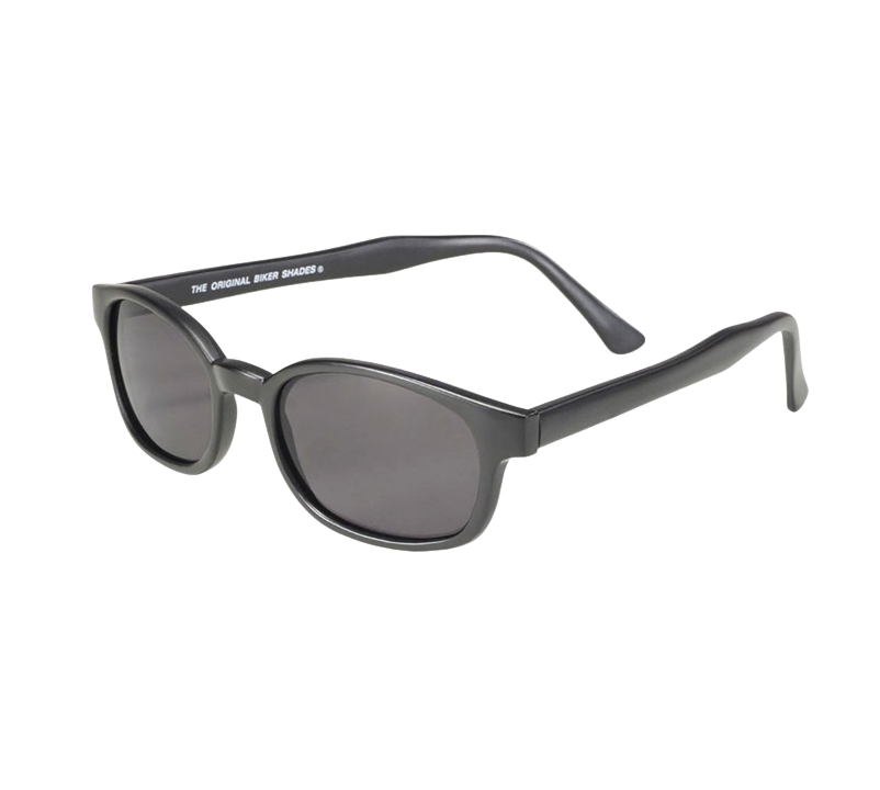 X-KD's 10019 sunglasses - Polarized gray lenses - Matte black frame