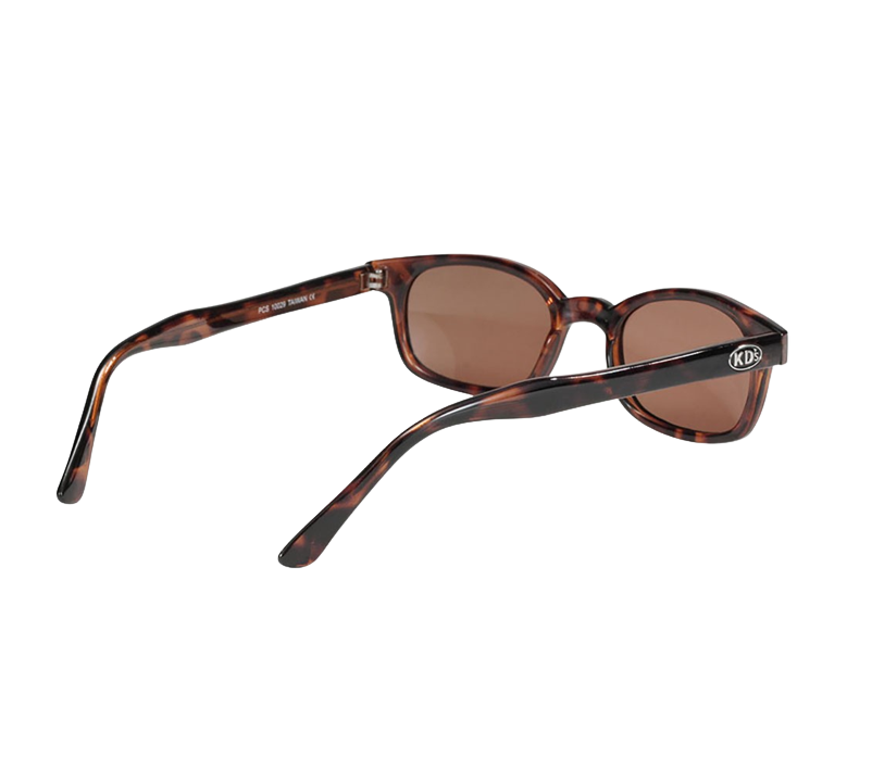 X-KD's 10029 sunglasses - Polarized amber lenses and tortoise shell design