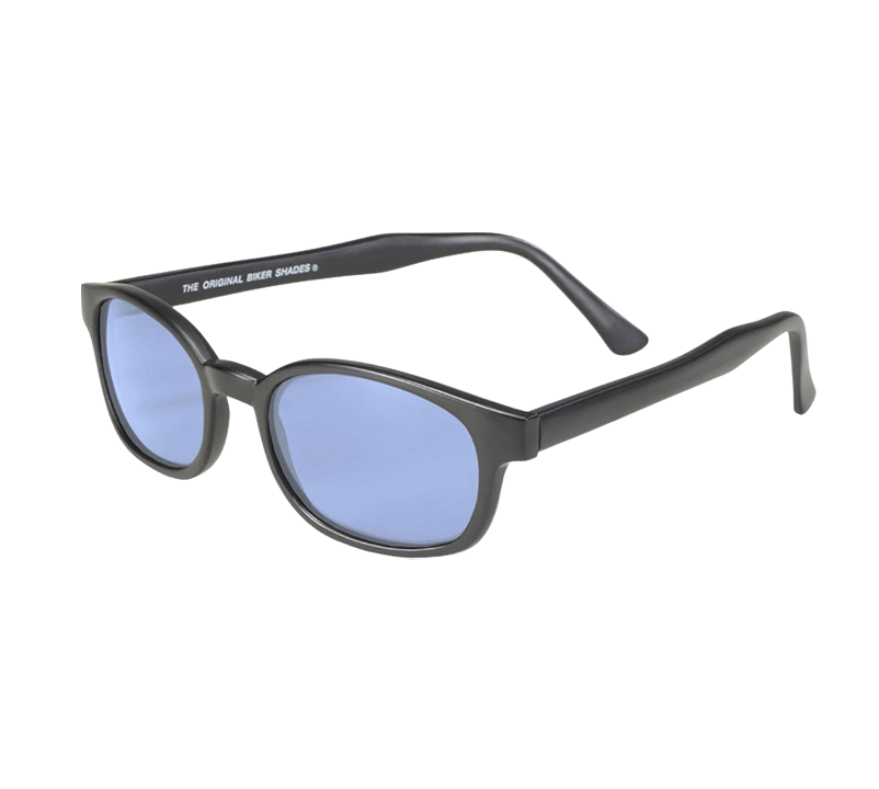 X-KD's 10012 sunglasses  - Blue lenses and matte black frame