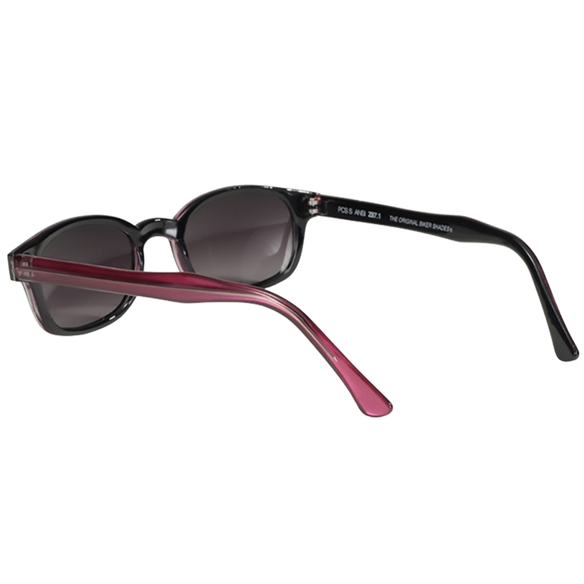 Sunglasses KD's 2116 Deco - Pearlescent purple frame and gray lenses