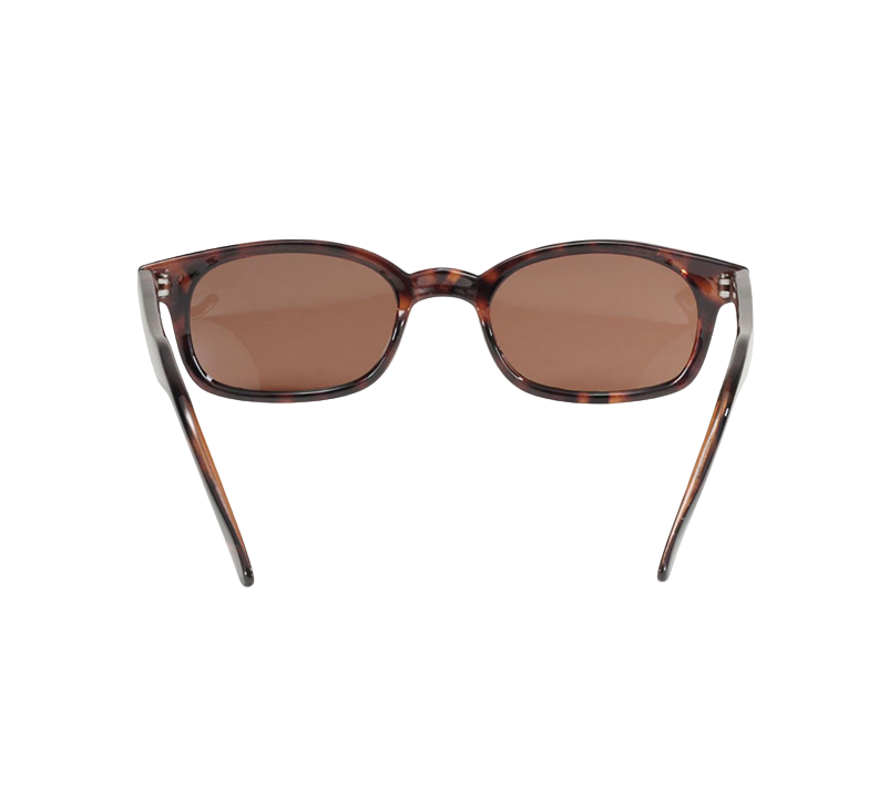 X-KD's 10029 sunglasses - Polarized amber lenses and tortoise shell design