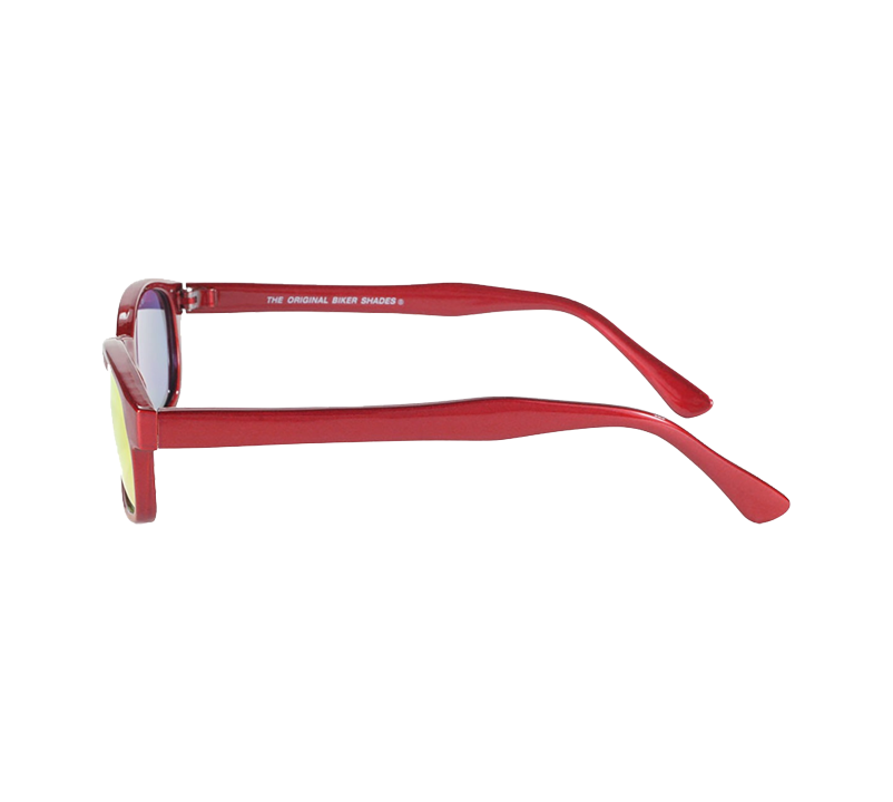 X-KD's 10124 - Metallic red mirrored lenses - Sunglasses