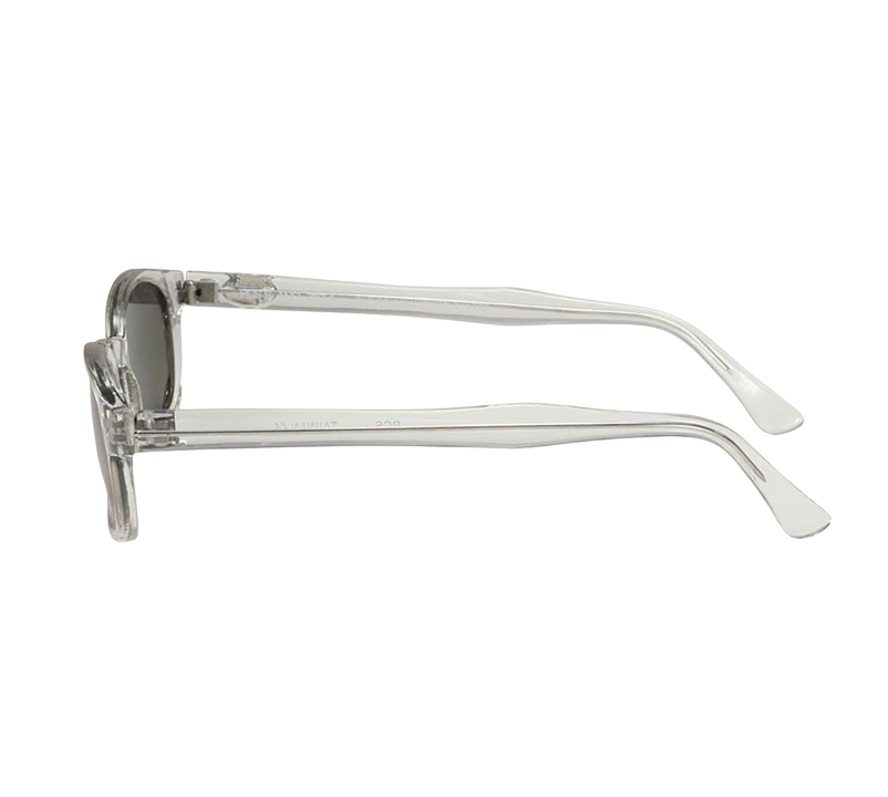 Sunglasses KD's Crystal 22018 - Clear frame and colored mirror lenses
