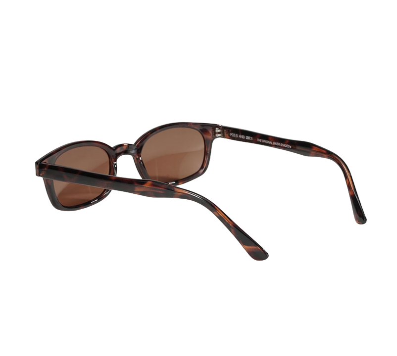 X-KD's 10029 sunglasses - Polarized amber lenses and tortoise shell design