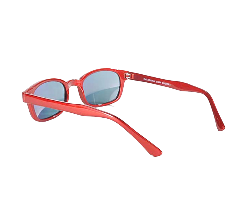 Sunglasses KD's 20124 - metallic red and mirror orange lenses