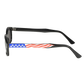 X-KD's 10050 sunglasses - Smoked lenses & US flag design
