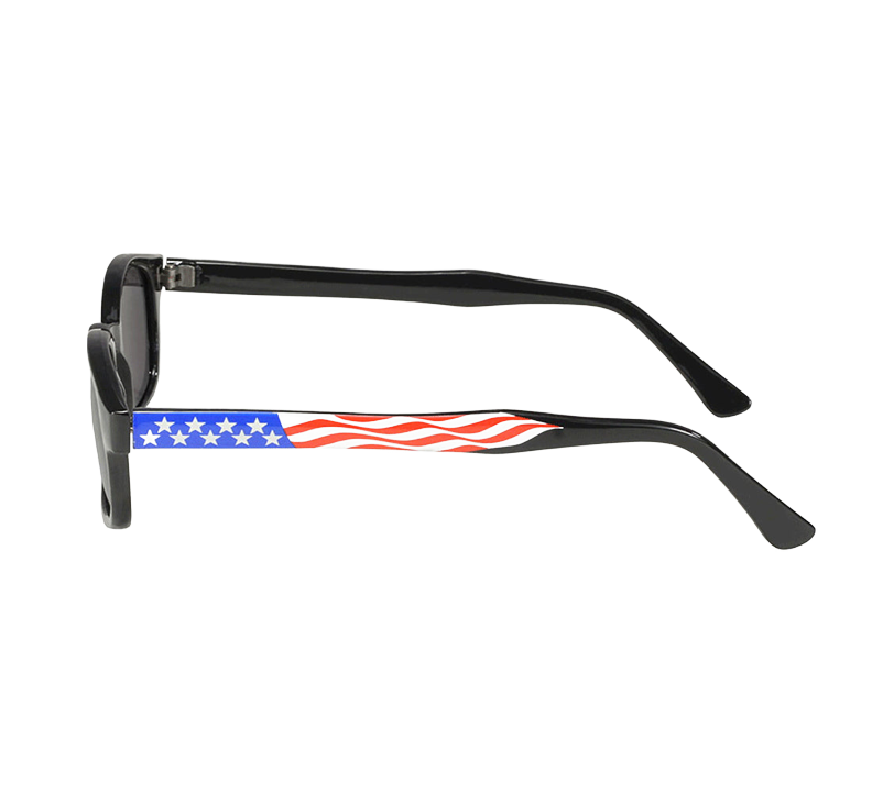 X-KD's 10050 sunglasses - Smoked lenses & US flag design