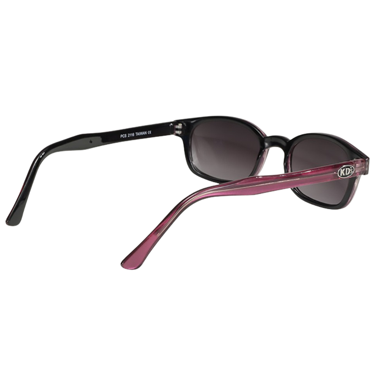 Sunglasses KD's 2116 Deco - Pearlescent purple frame and gray lenses