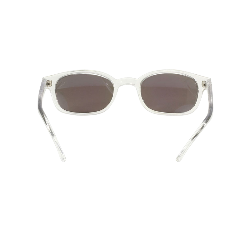 Sunglasses KD's Crystal 22018 - Clear frame and colored mirror lenses