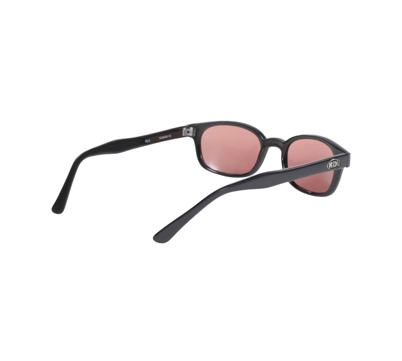 Sunglasses KD's Crystal 22120 - Pink lenses and matte black frame -