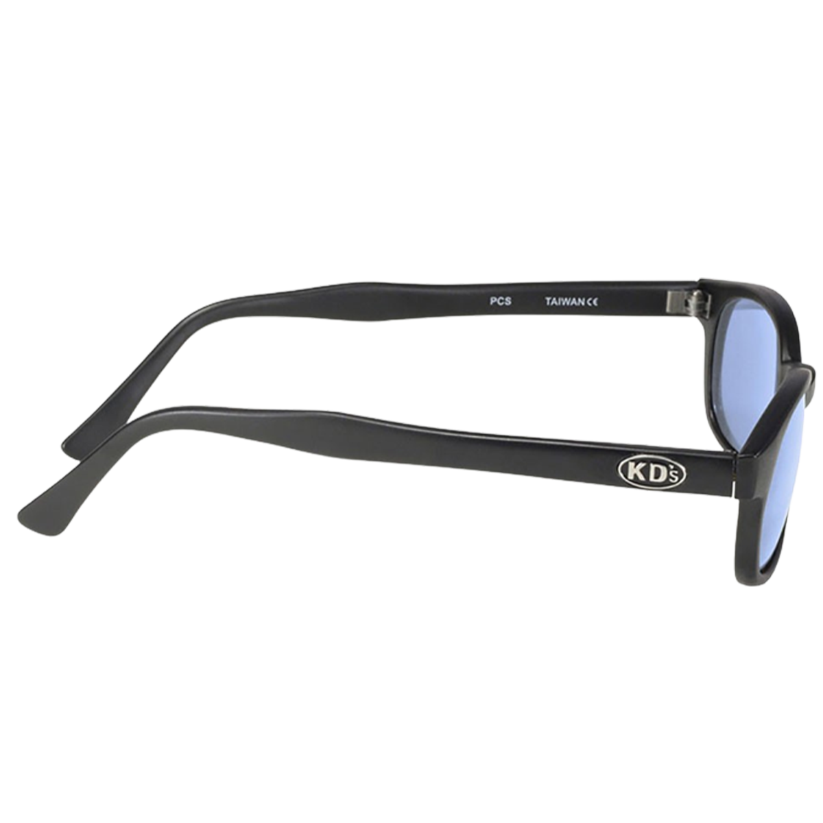 Sunglasses KD's 20012 - blue lenses - matte black frame