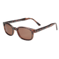 X-KD's 10029 sunglasses - Polarized amber lenses and tortoise shell design