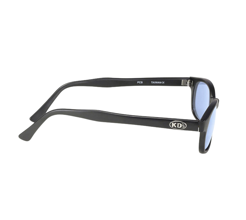 X-KD's 10012 sunglasses  - Blue lenses and matte black frame