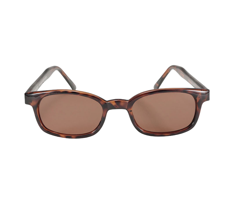 X-KD's 10029 sunglasses - Polarized amber lenses and tortoise shell design