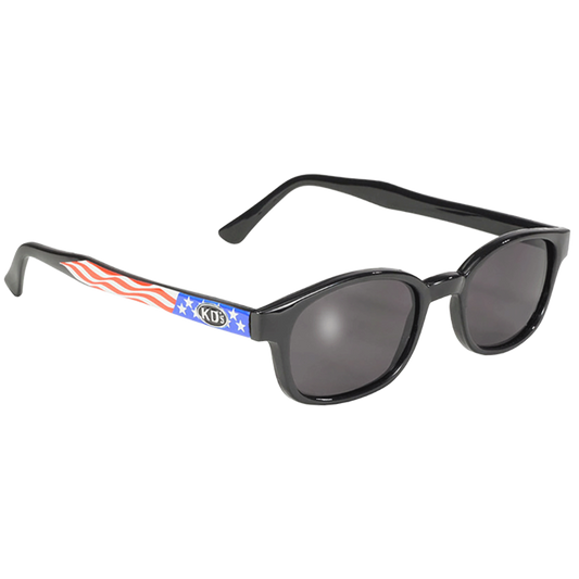Sunglasses KD's 20050 - smoked lenses - US flag design -