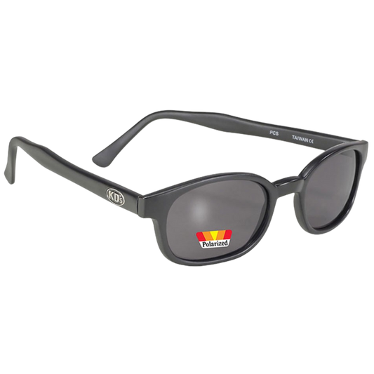 Sunglasses KD's 20019 - polarized gray lenses - matte black frame